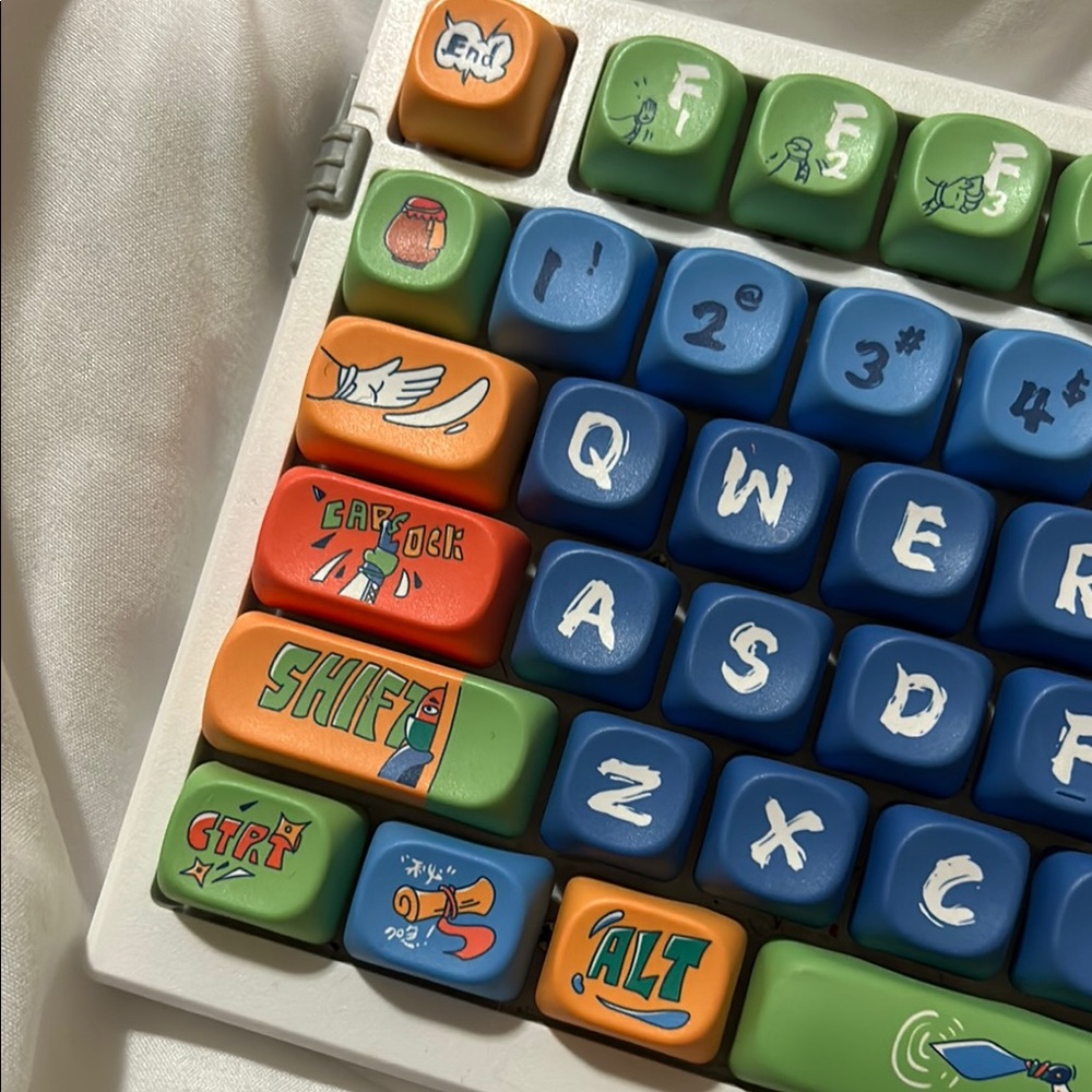 Colorful Cartoon USB Keyboard - Picture 4 of 5